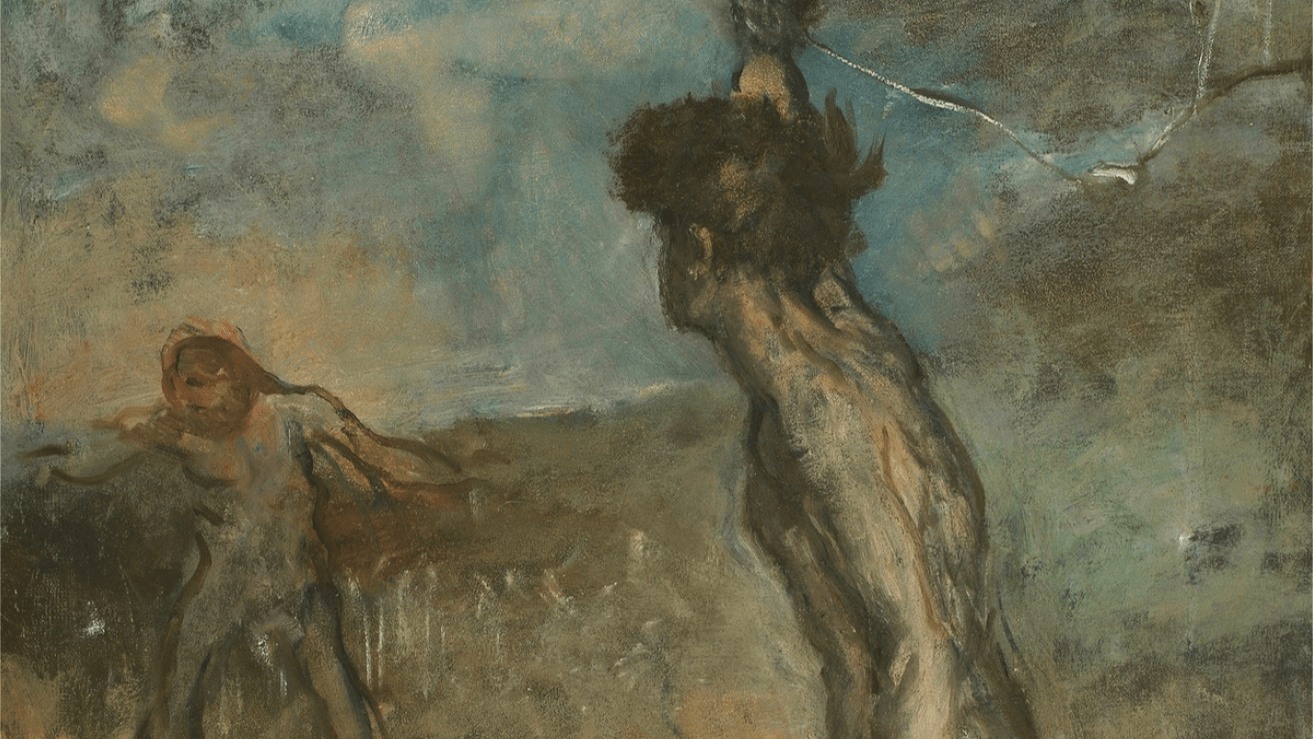 Segment from David and Goliath - Edgar Degas