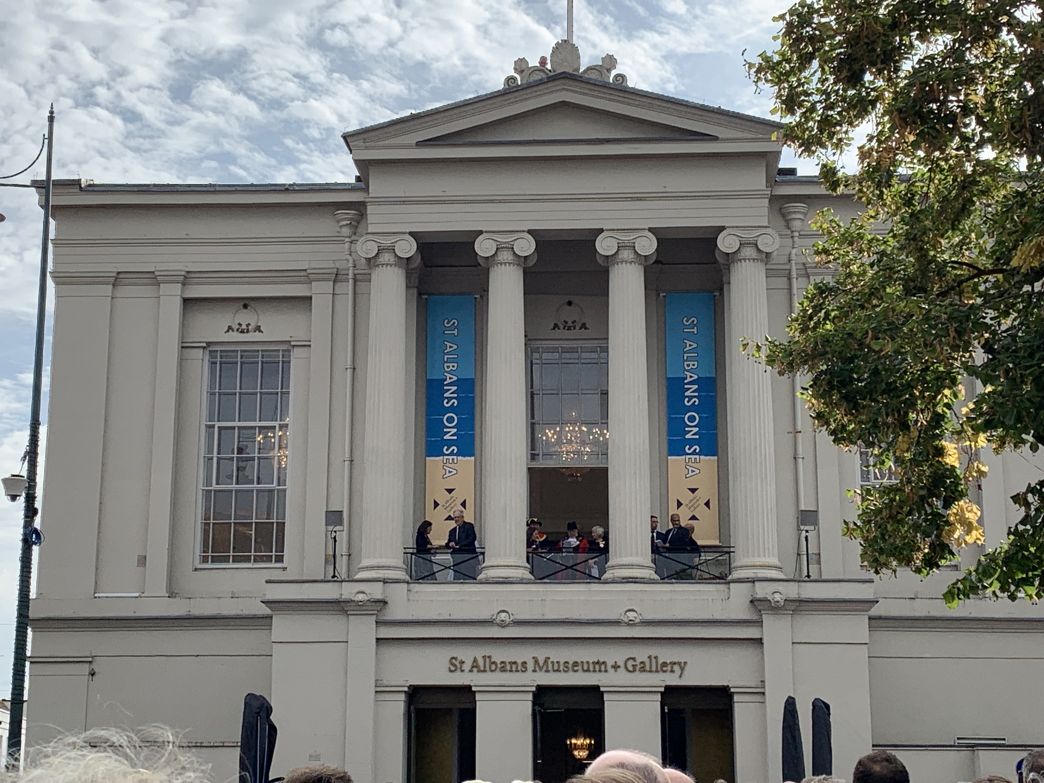 The proclomation at St Alban's town hall.