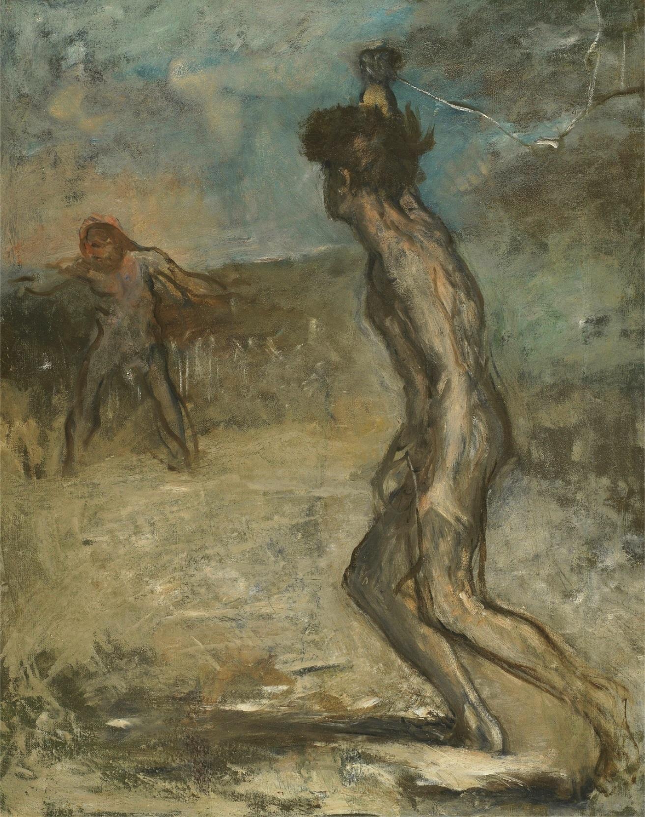 David and Goliath - Edgar Degas